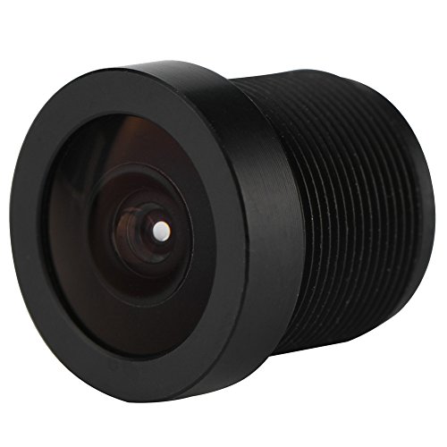 Tangxi 2.1mm CCTV Überwachungskamera Weitwinkel Fisheye Objektiv, 150 ° Weitwinkel M12 * 0.5 IP CCTV Kamera Objektiv für 1/3'' & 1/4'' CCD Chips