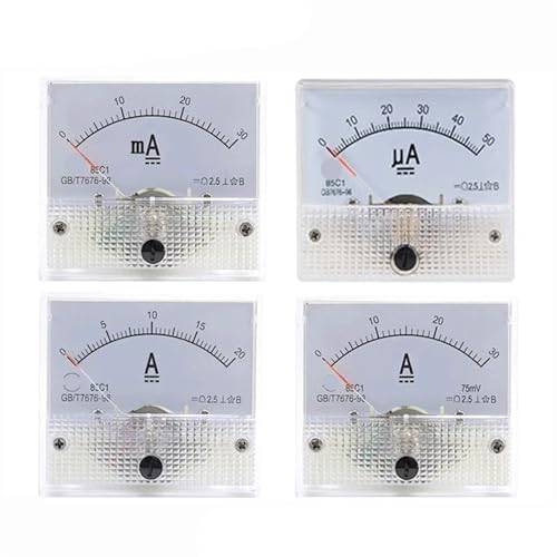 Ampèremètre mécanique CC 85C1 5mA de haute précision pour boîtier de contrôle