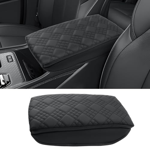 Image of CDEFG for 2025 2026 Jeep Wagoneer S Center Console Cover, for 2025 2026 Jeep Wagoneer S (Limited, Launch Edition) Accessories Armrest Cover Middle Console Pad Arm Rest Protector Leather Cover