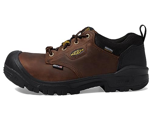 KEEN Utility Independence Oxford Waterproof Dark Earth/Black 10 EE - Wide by KEEN Utility - Image 6