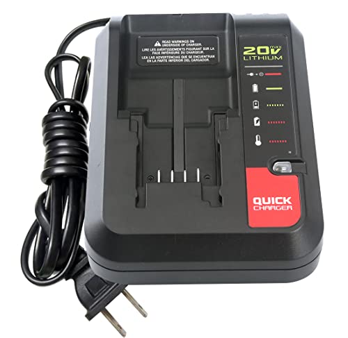 Anopiw PCC692L Replace Porter Cable or Black and Decker 20V MAX Lithium Battery Charger Pcc692L LCS1620 LCS1620B LBXR20CK BDCAC202B PCC691L Compatible with Battery PCC680L PCC681L PCC682L PCC685L