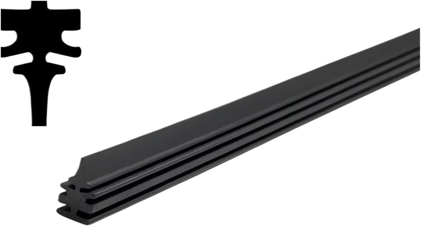 10PCS Car Wiper Rubber Filling Strip - 6mm Natural Rubber Replacement for fit for 14" to 30" Wipers(22inch)