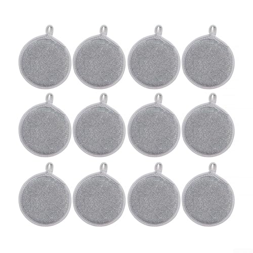 612 trapos de alambre reutilizables para lavar platos, esponja de cocina para limpiar ollas, sartenes, platos y superficies del hogar, paños multiusos (6 piezas)