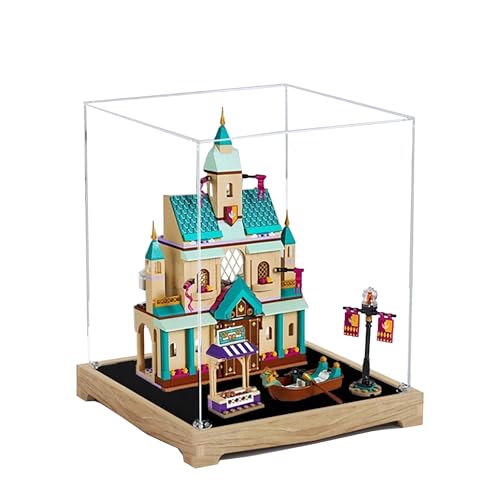 Vitrina acrílica para Lego 41167 modelo Castle, caja expositora de 3 mm a prueba de polvo, vitrina compatible con Lego 41167 (modelo no incluido) (estructura transparente de 3 mm A)