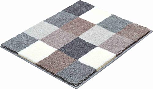 Grund Bath Mat, Ultra Soft and Absorbent, Anti Slip, 5 Years Warranty, BONA, Small Mat 50x60 cm, Flannel