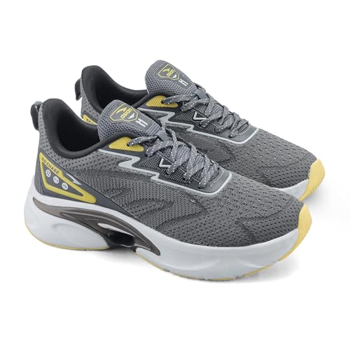 Image of ASIAN Powerplay-44 Running Shoes for Men | Lightweight Breathable Mesh Sports Sneakers with Cushioned Midsole, Strong Grip Sole | Gym, Walking & Training Shoes