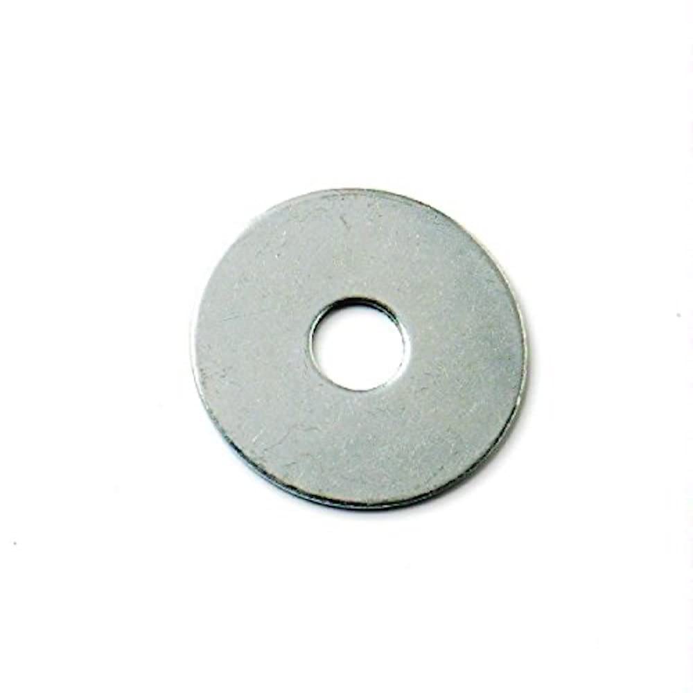 Merriway Silver Bh04864 (20 Pcs) Penny Repair Mudguard Fender Washer 25Mm Diameter X 8Mm Hole - Pack Of 20 Pieces