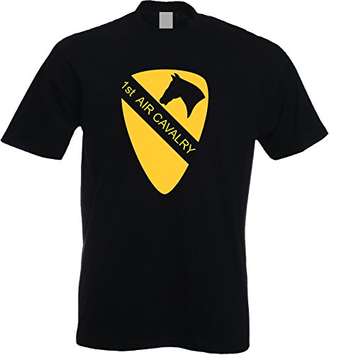 T-Shirt 1st Air Cavalry Copytec confortable pour rassemblements et reconstitution militaire