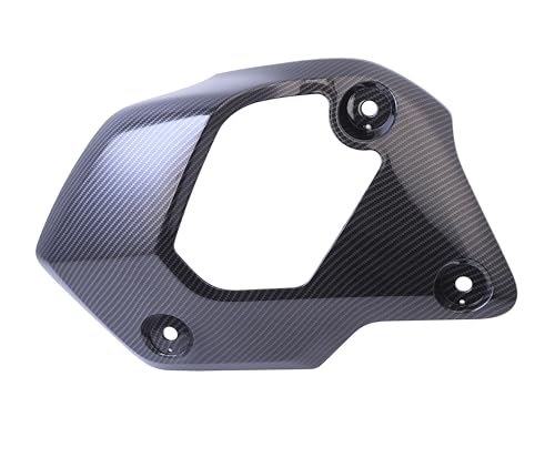 Image of Mokuo Motorcyle Fairing Parts,Front Side Cover in ABS Material Compatible with 2021-2024 Honda Grom Msx 125 SF,Carbon Fibre Color