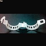 BricoLoco.com Clips Tomates, tomateras, Plantas trepadoras, Guisantes, pepinos. 200 uds. Fijación, guiado, sujeción, entutorar, Atado. Uso con Malla o guía. 28 mm. (200)