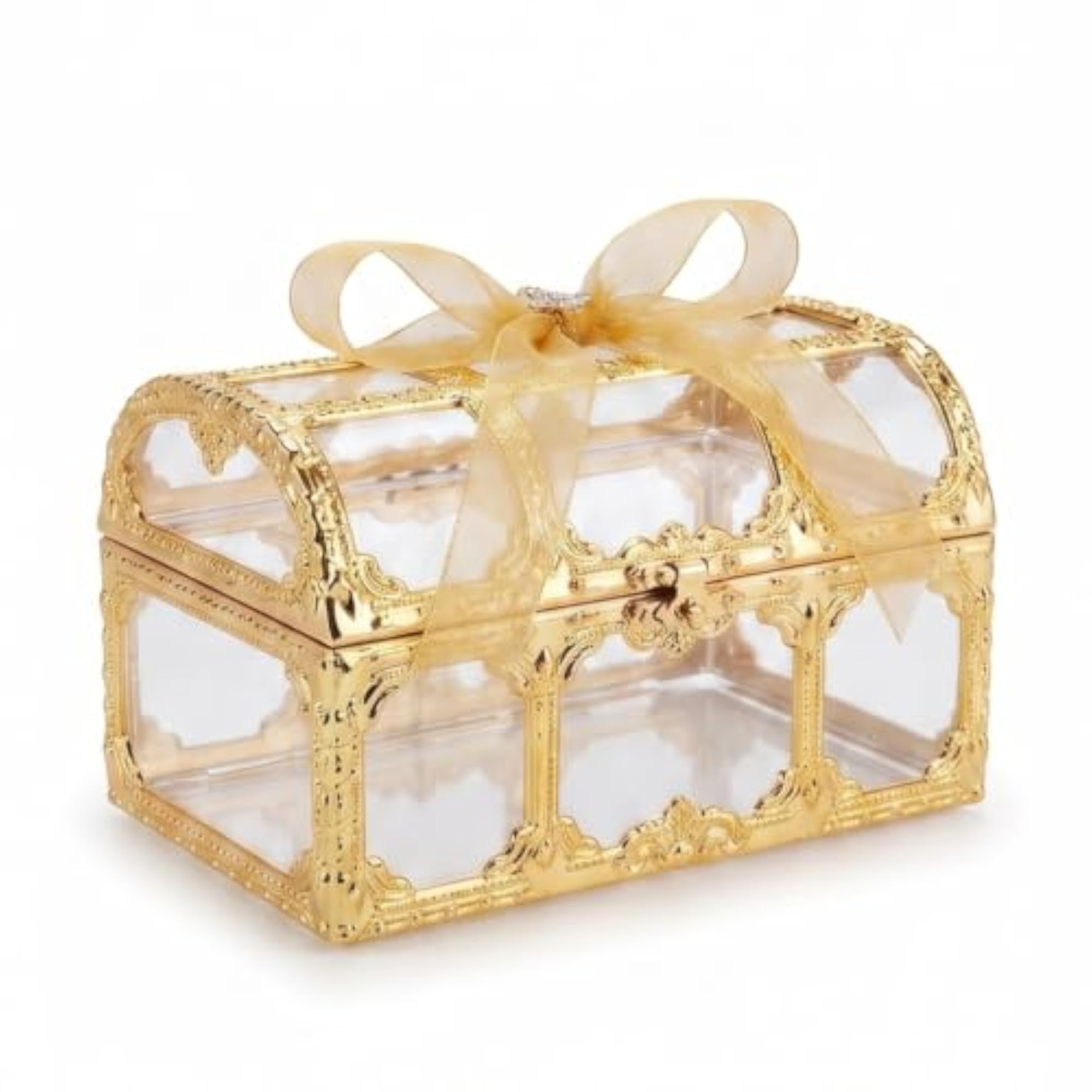 Transparent Acrylic Treasure Chest Gift Box
