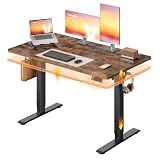 VASAGLE Standing Desk, 48x24 Inch Electric Adjustable Desk, 30-Min Assembly