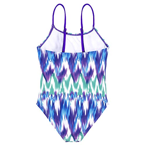Image of Zando Toddler Swimsuit Girl Size 6M-8Y - Cute Ruffle Sling Adjustable Baby Girl Bathing Suit Kids Swimwear for Beach Wear