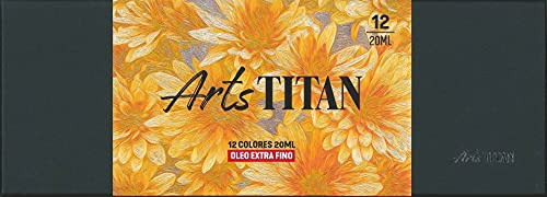 Caja Set 12 Oleos TITAN Extra Fino