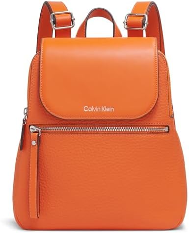 Calvin Klein Women's Elaine Bubble Lamb Novelty Key Item Flap Backpack Backpack