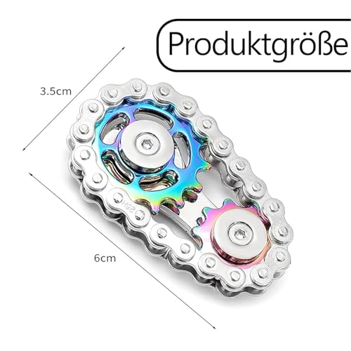 Fidget Toys, Finger Mit Getriebe Design, Fidget Toy, Fidget Toys Erwachsene, Premium Anti-Stress Spielzeug Für Erwachsene Und Kinder, Ideal Für Büro, Schule Und Reisen