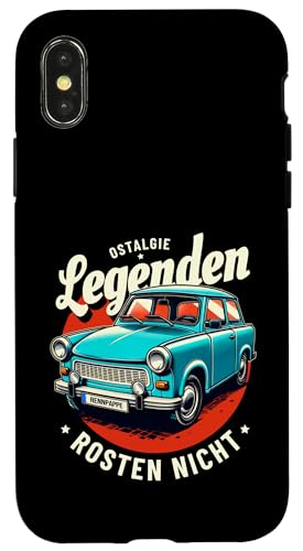 \"Legenden rosten nicht\" Oldtimer Klassiker Kultauto Trabi Hülle für iPhone X/XS \"Legenden rosten nicht\" Oldtimer Klassiker Kultauto Trabi Hülle für iPhone X/XS