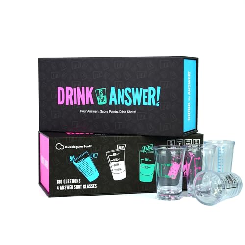 Jeu à boire adulte Drink Is The Answer : jeu de fête avec points de score