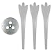 Missouri Wind and Solar 6 Blade Wind Turbine Hub & 3 Raptor Generation 4 Blades Upgrade Kit