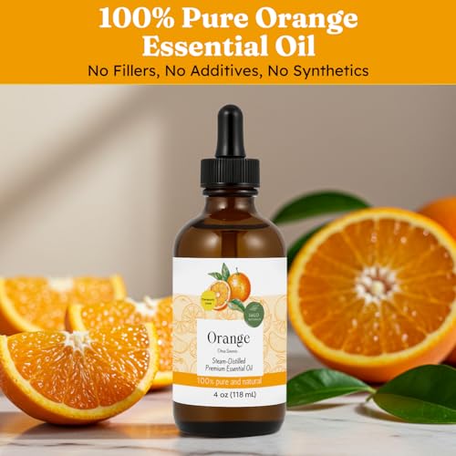 Aceite Esencial de Naranja Destilado al Vapor 4oz miniatura 2