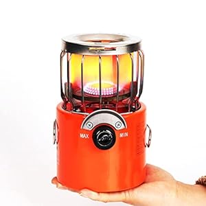 ATsuyo Draagbare Mini Gas Heater Camping Kachel Winter Heater Verwarming Fornuis Voor Koken Backpacken Ijsvissen Camping Wandelen