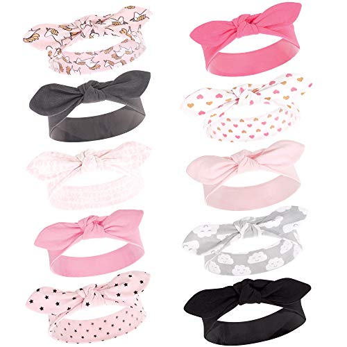 Image of Hudson Baby Cotton and Synthetic Headbands, Size 0-24 Months