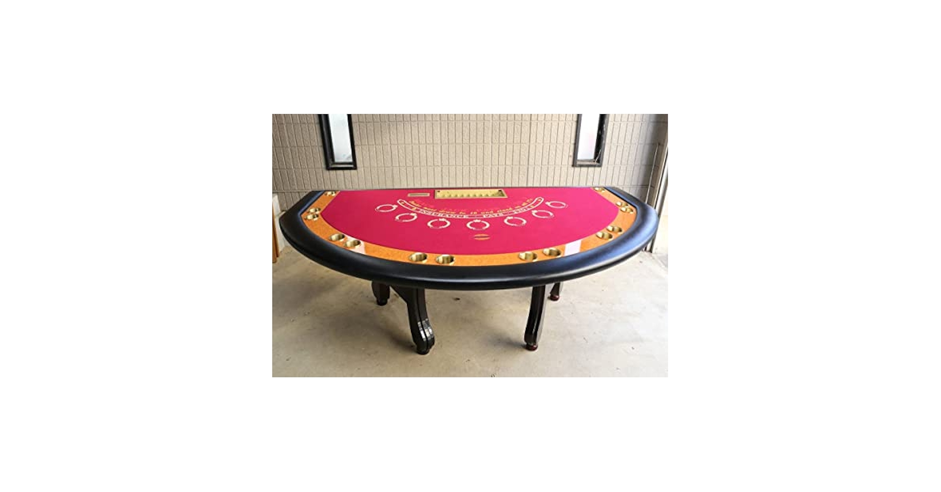 blackjack pays 3to2　ポーカー　テーブル　ブラックジャック Amazon | 引渡可 ブラックジャックテーブル 7人用 カジノ CASINO