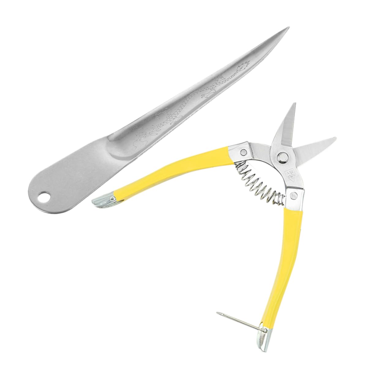 PLAFOPE 1Set Wicker Repair Tool Rattan Weaving for Outdoor Furniture Repair Includes Durable Scissor and for Fixing Wicker Baskets and Chairs