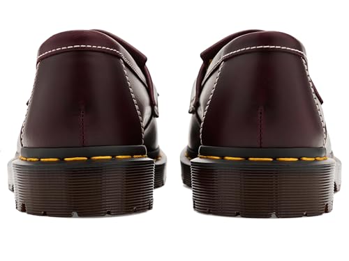 Dr. Martens Mocassins Adrian Ben unisexes pour adulte, rouge cerise, 10 Women/9 Men