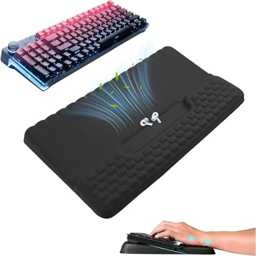 Clavier repose-main en mousse à mémoire de forme et finitions cupression