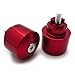 AfterMokit Replacement Red Handlebar Bar Ends for CBR600 900 929 954 1000 1100 Rr F4I F4 1986-2012