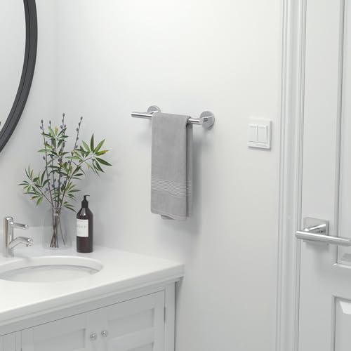 Ushower B08LB4MGJR_CA NARF Polished Chrome Hand Towel Bar, 9-Inch Towel Racks thumb #5
