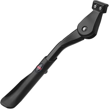 Sataway Bike Kickstand Adjustable Strong Rear Mount Aluminum Alloy Bicycle Kickstand for 26 700C 27.5 28 29 inch Electric Bike Mountain Bike Adult Bike for 18mm hole distance only
