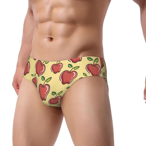Apple Men's Underwear Briefs Coverd Waistband Silky Touch Underwear2