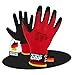 Produktbild WS-Pro Arbeitshandschuhe mit Latexbeschichtung - 12 Paar - Arbeitshandschuhe Damen, Arbeitshandschuhe Herren - Robuste Montagehandschuhe für Heim und Garten - Gartenhandschuhe, 12 Paar, Größe 6