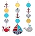 Ahoy Matey Hanging Cutouts 18ct