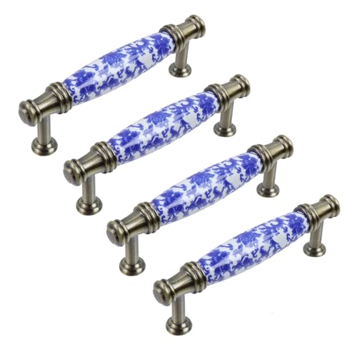 MY MIRONEY 4 PCS 3.78" Hole Center Ceramic Cabinet Pulls
