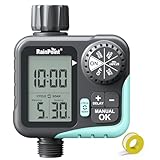 RAINPOINT Sprinkler Timer - Cycle & Soak Water Timer for Garden Hose with Rain Delay/Automatic Watering/Manual Watering, Programmable for Lawn, Yard, Irrigation System, Outdoor