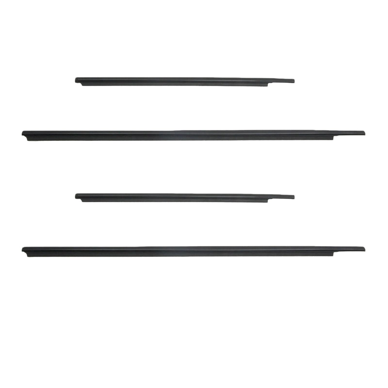Watjcse 08-13 Car Weatherstrip Window Seal Sealant Strip Window Moulding Trim Compatible With Toyota Vios 02-07 14-18(08-13)