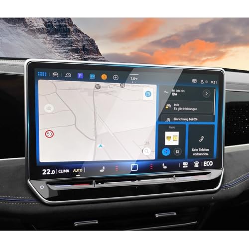 Protection d'écran VW Passat B9 haut de gamme en verre trempé 9H YEE PIN Variant 12,9''