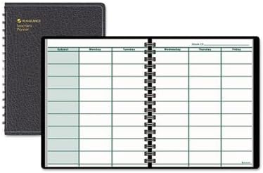 Undated Teacher's Planner, 10 7/8 x 8 1/4, Black