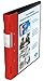 Produktbild Wedo 5815002 Ordner Ergogrip Präsentationsordner (A4, 4-Ringmechanik, Kunststoff, 31,3 x 3,8 x 28,0 cm) schwarz/rot