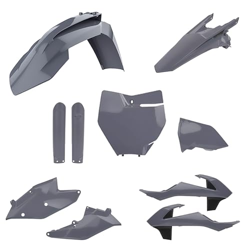 Body kit SX SXF 16-22 grey remplacer plastiques rayés carénage moto gris