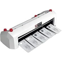 Electric Business Card Cutting Machine,Automatic Business Cutter CardCut 300g of Business Card Paper,9 Sets of Blade Design,Suitable for Business/Invitation/Membership/Word Card
