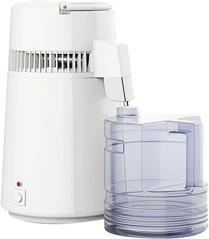 Eacam 750W 220 V 4L Large Capacity Laboratory Household Distilled Water Machine Stainless Steel Pure Water Distiller Beautys Salon Hydrolat Machine Pure Water Machine