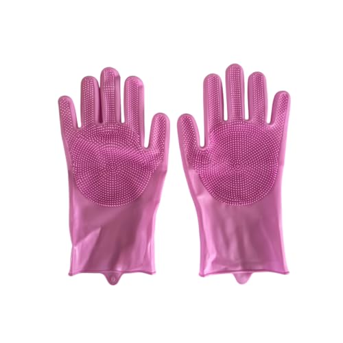 1 Par De Luvas Banho E Tirar Pelos De Pet Cão Gato Silicone Multifuncional Limpeza (Azul/Verde)