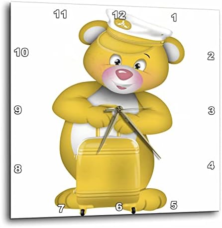 3dRose Cute Yellow Cruise Captain Bear with