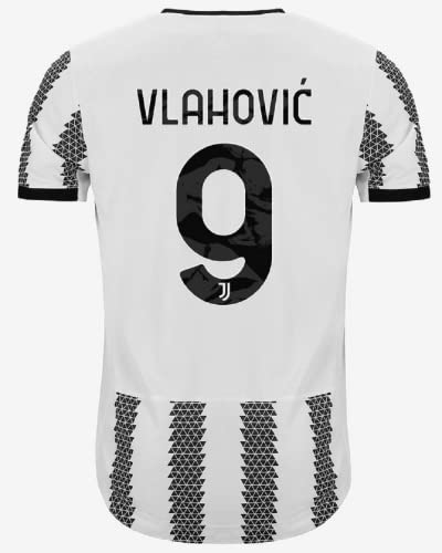 JUVENTUS Kit Nameblock Number Home Dusan Vlahovic 9 Collezione Ufficiale
