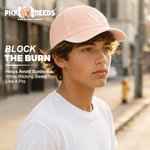 Image of Pick Ur Needs Unisex Sports Baseball Cap Breathable Quick-Dry Summer Cap with Adjustable Strap