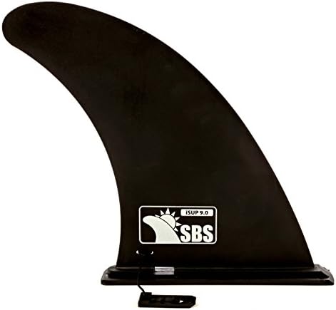 SBS 9" iSUP Fin - Quick Release Slide in Fin for Inflatable Paddleboard (Aqua Marina, Vilano, etc)